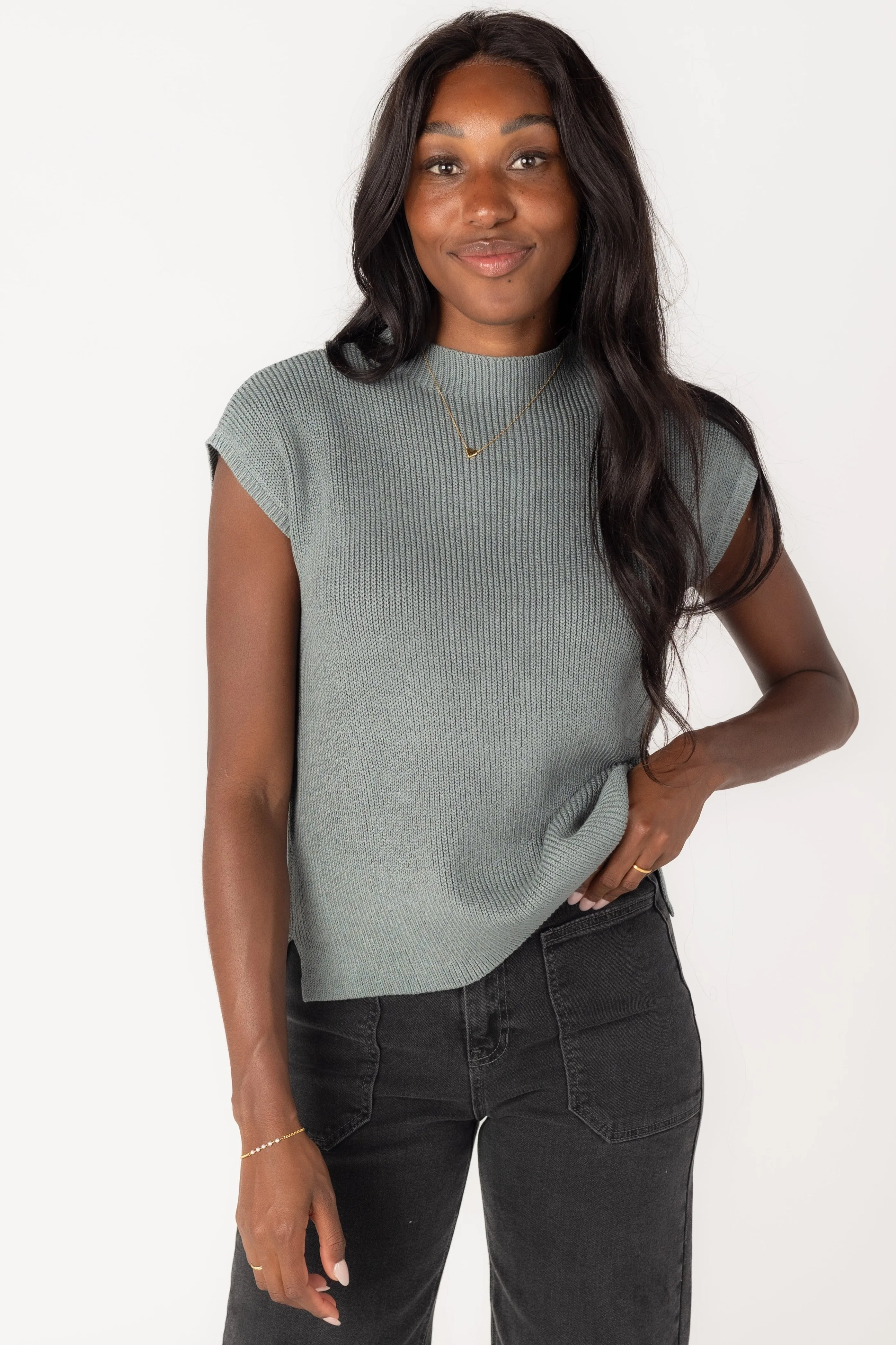 Alexis Mock Neck Sweater