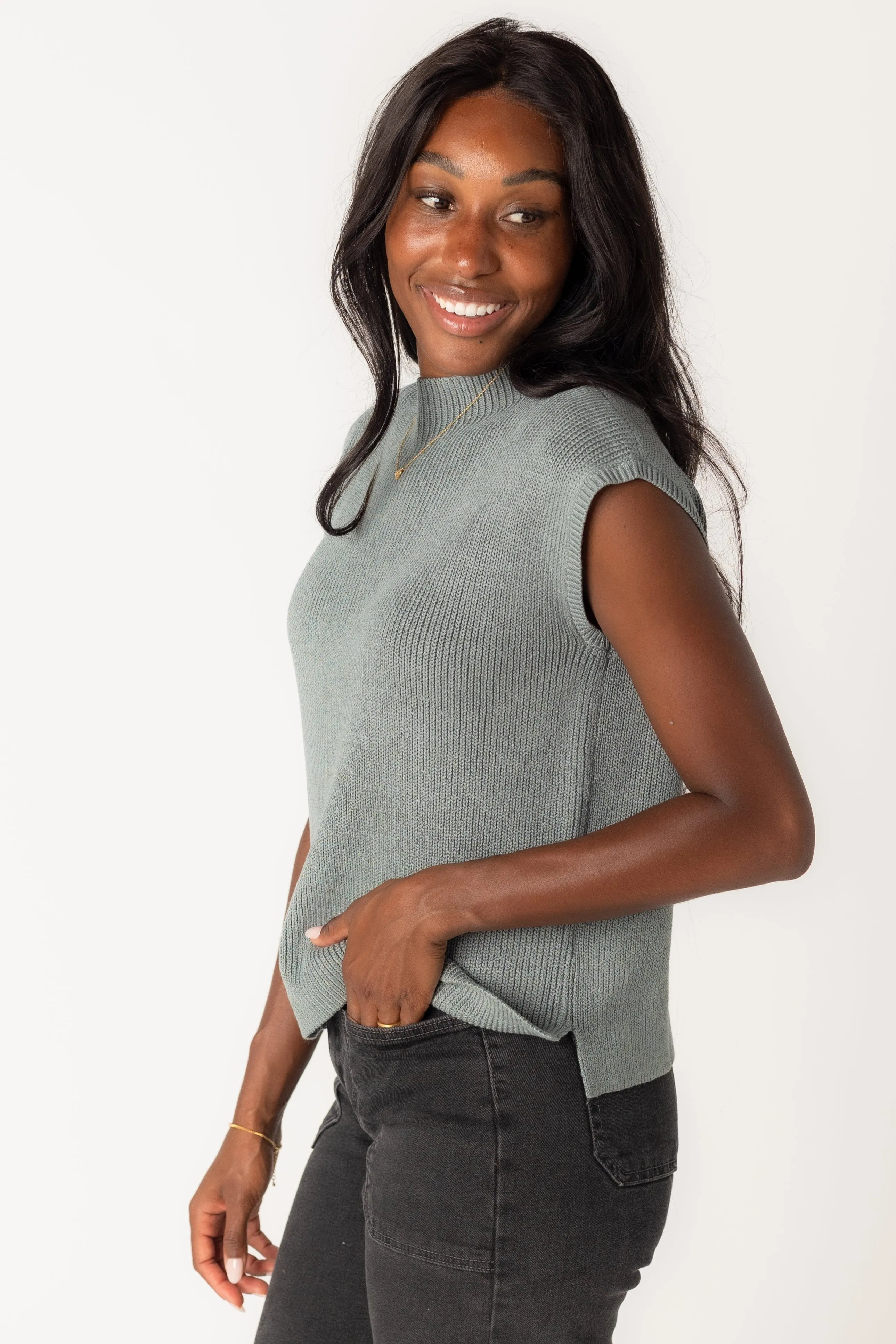 Alexis Mock Neck Sweater