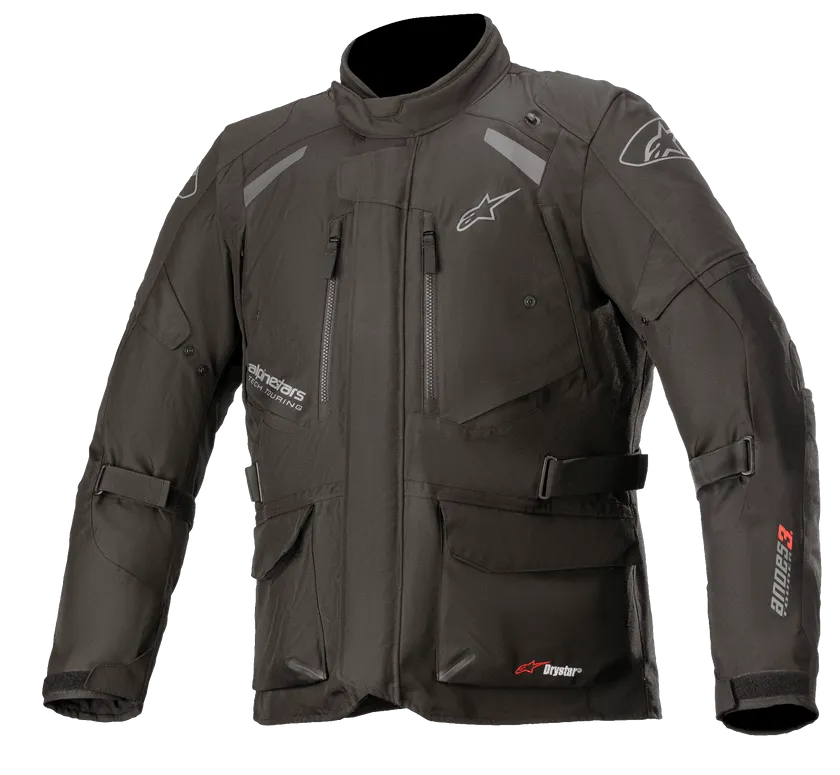 ALPINESTARS ANDES V3 WATERPROOF MOTORCYCLE JACKET - BLACK