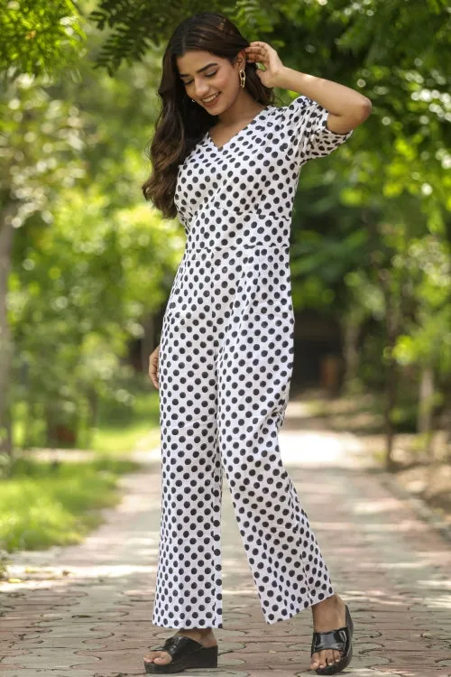 Blackberries Hand Block Printed  Jumpsuit