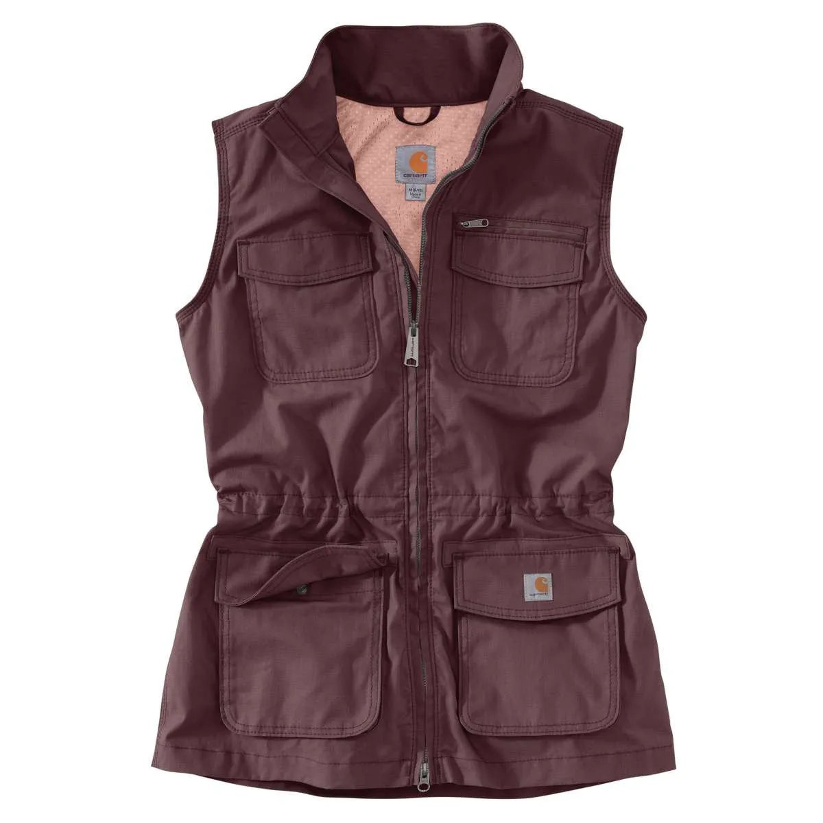 Carhartt Women's Deep Wine El Paso Utility Vest