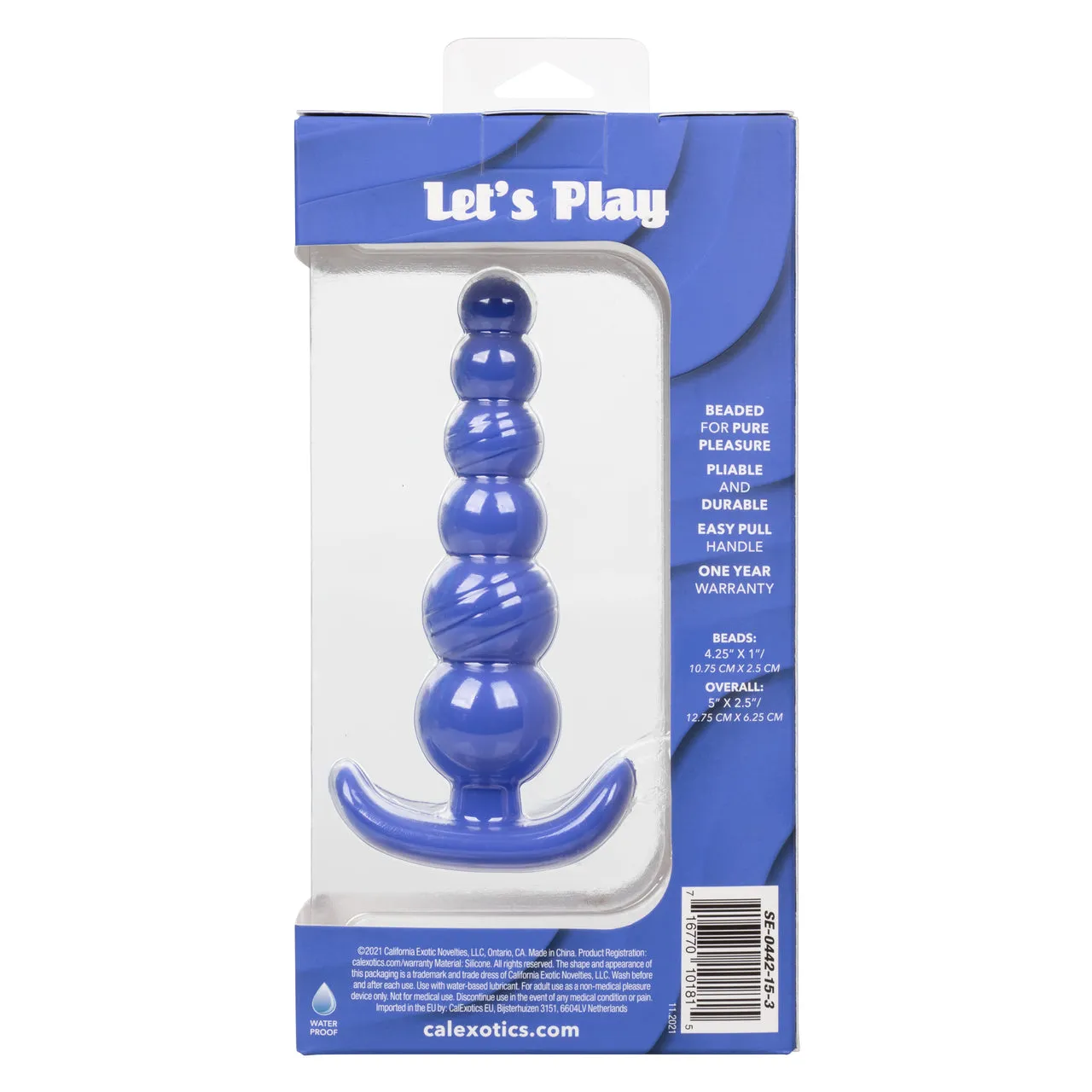 Cheeky X-6 Silicone Anal Beads