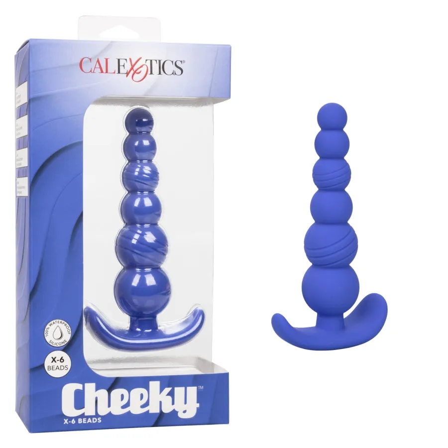 Cheeky X-6 Silicone Anal Beads