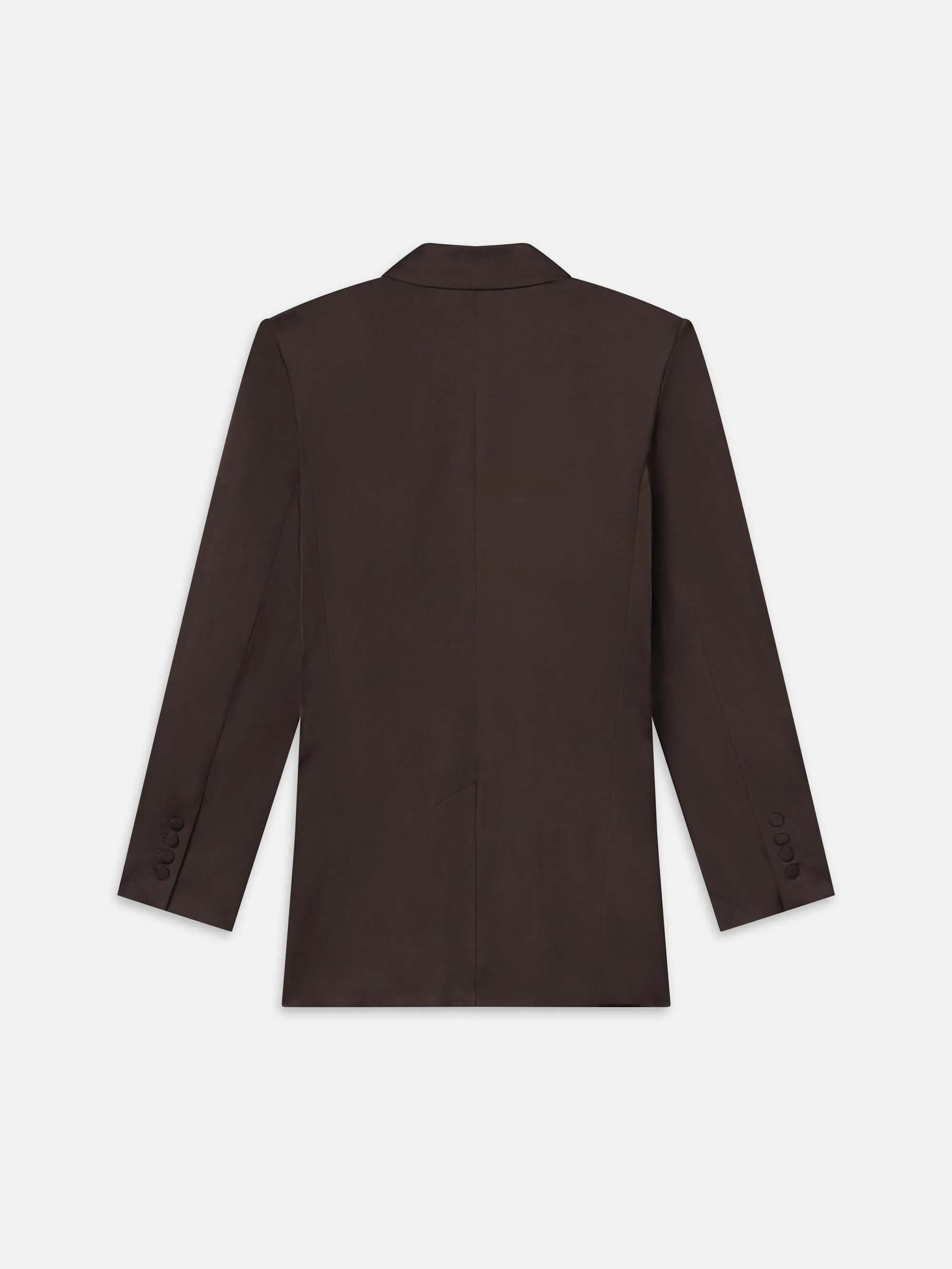 Double-Breasted Slim Blazer -- Espresso