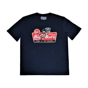 Down-N-Out Big Bore T-Shirt Navy Blue