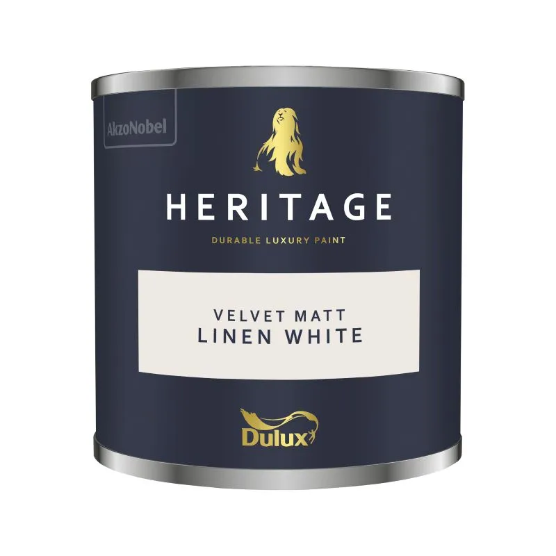 Dulux Heritage Matt Emulsion - Linen White