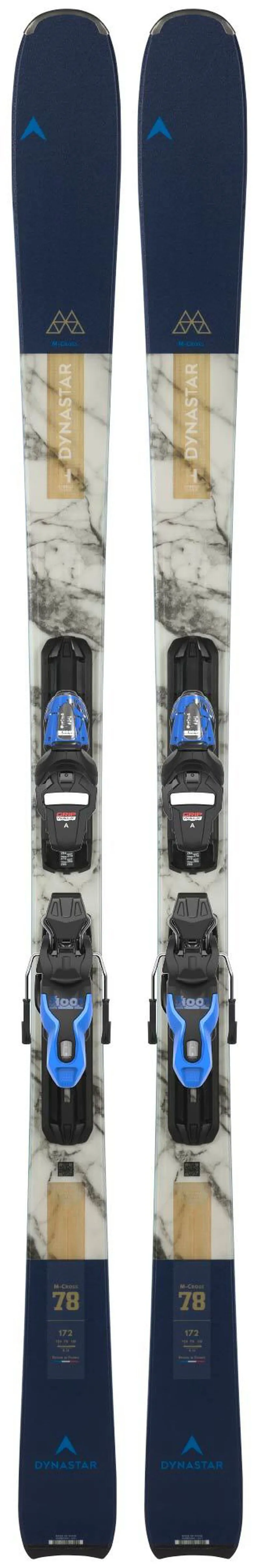 Dynastar M Cross 78 Mens Snow Skis   Look Express 11 Bindings 2024