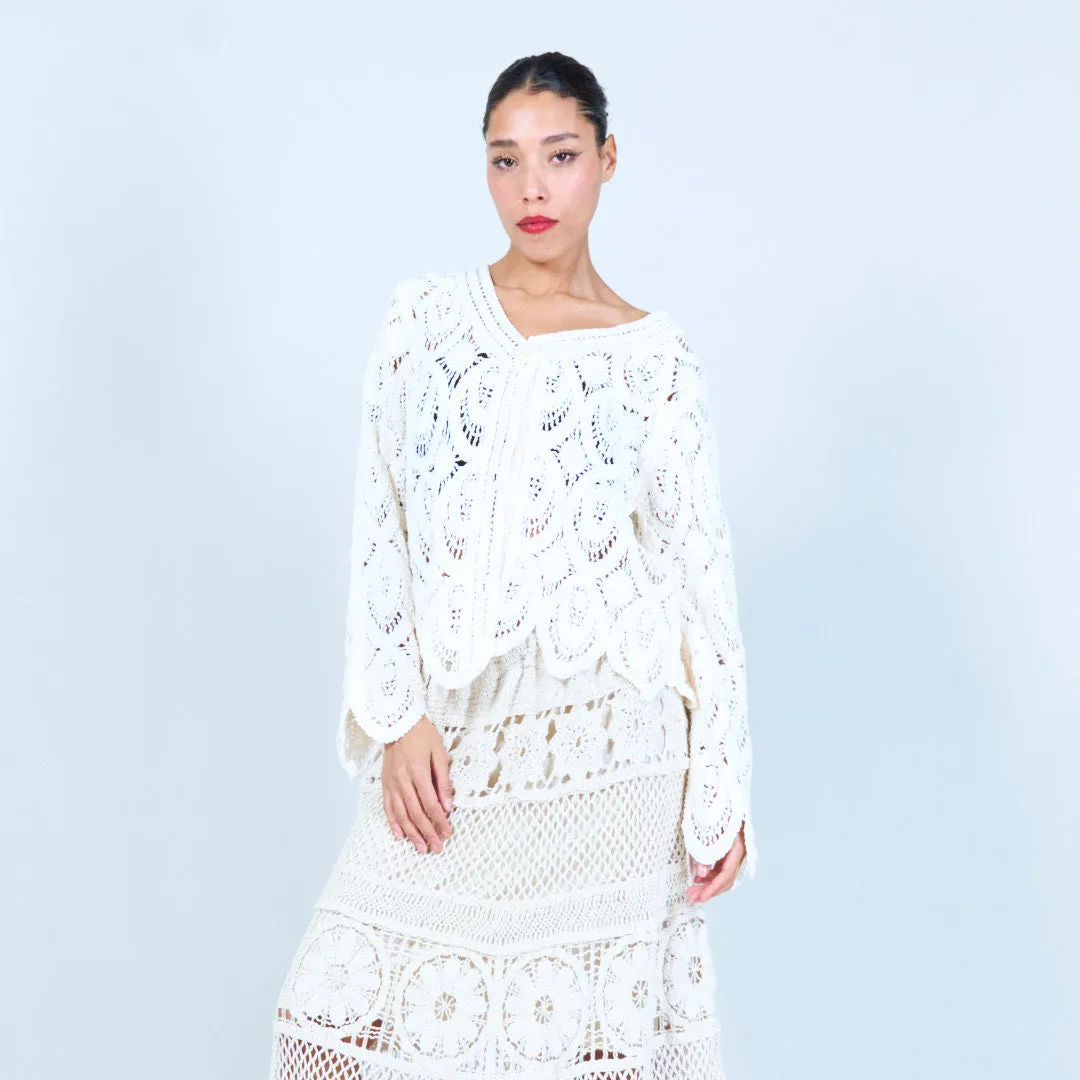 Elegant handcrafted crochet cardigan wholesale