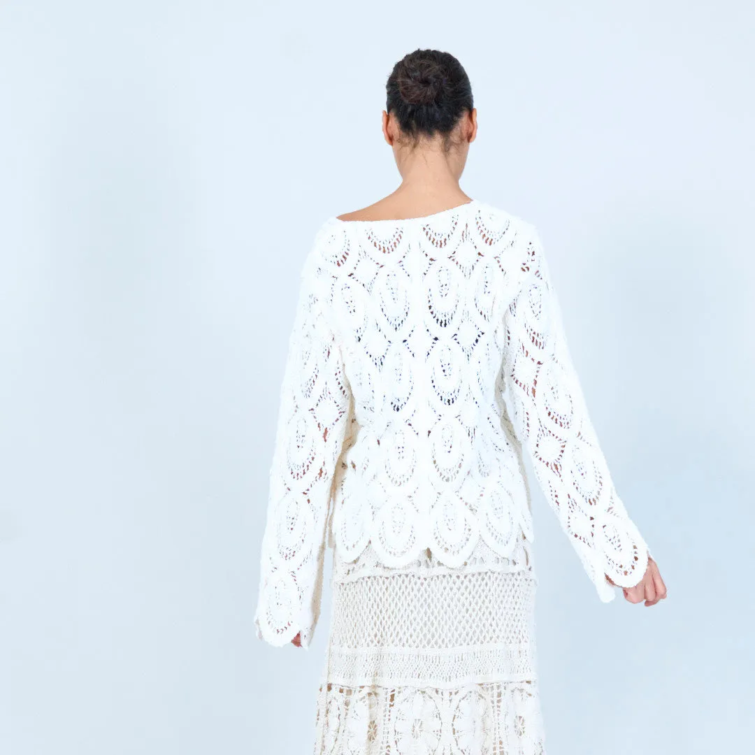 Elegant handcrafted crochet cardigan wholesale