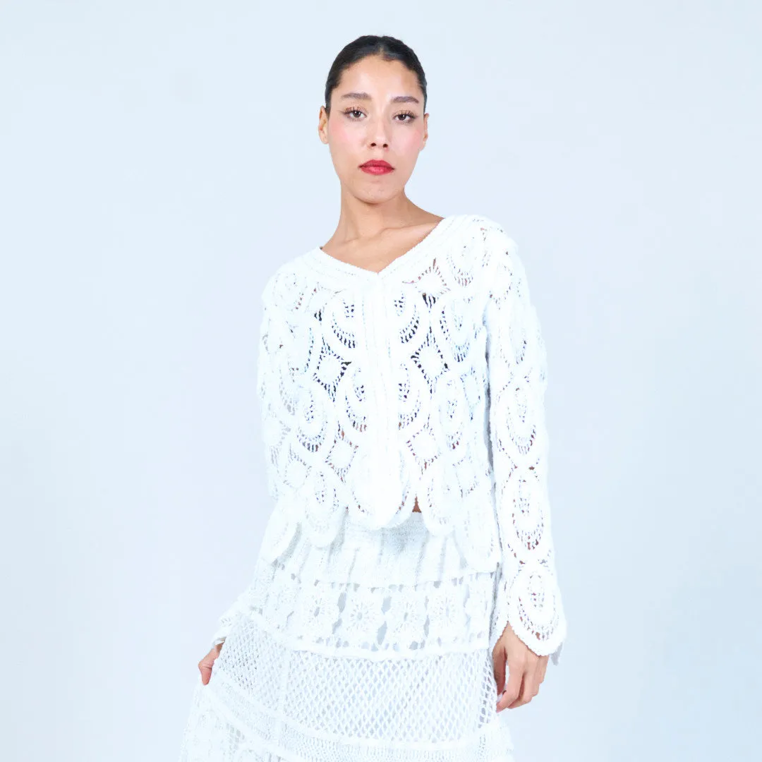 Elegant handcrafted crochet cardigan wholesale