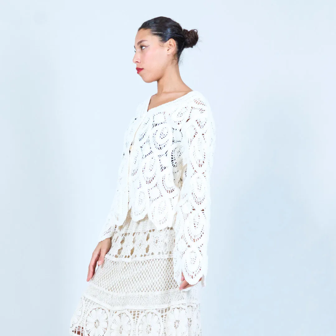 Elegant handcrafted crochet cardigan wholesale