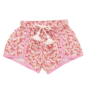 Girls Millie Short - Pink Mini Ditsy