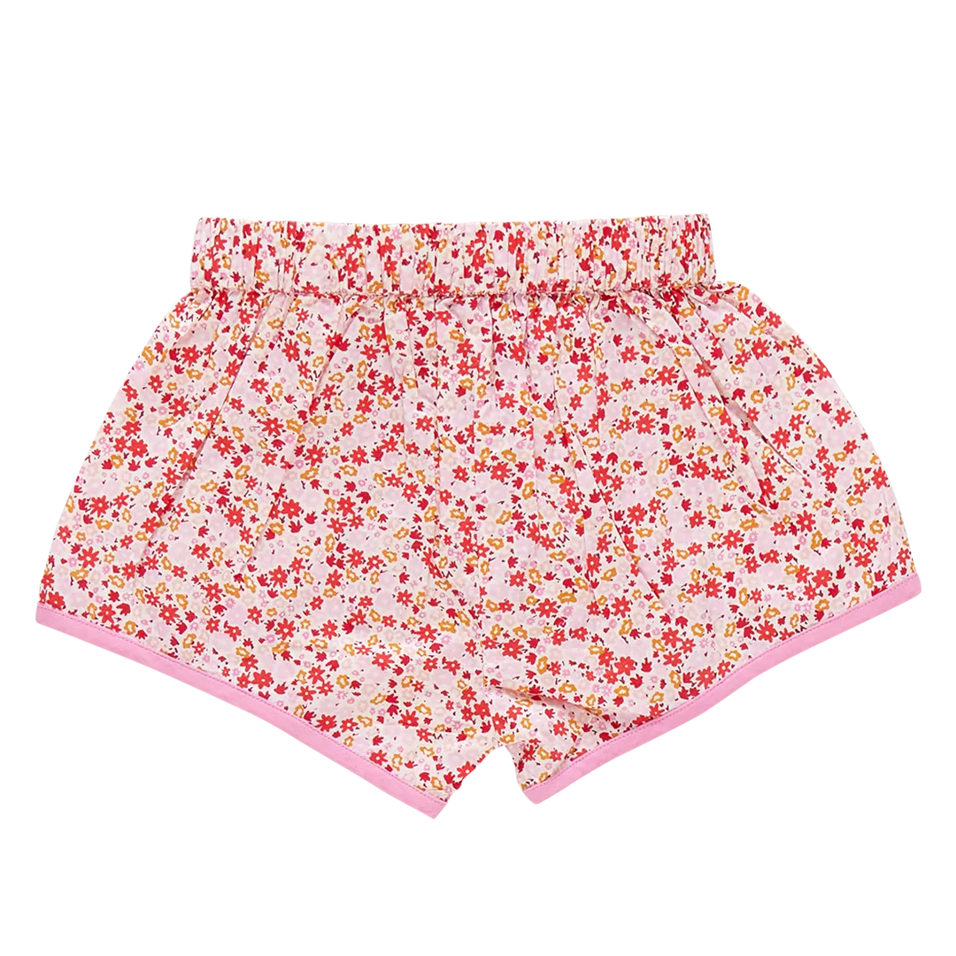 Girls Millie Short - Pink Mini Ditsy