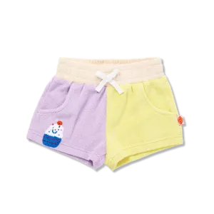 HALCYON NIGHTS ICE CREAM TERRY SHORTS