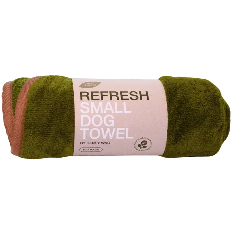 Henry Wag Refresh Dog Towel - Olive