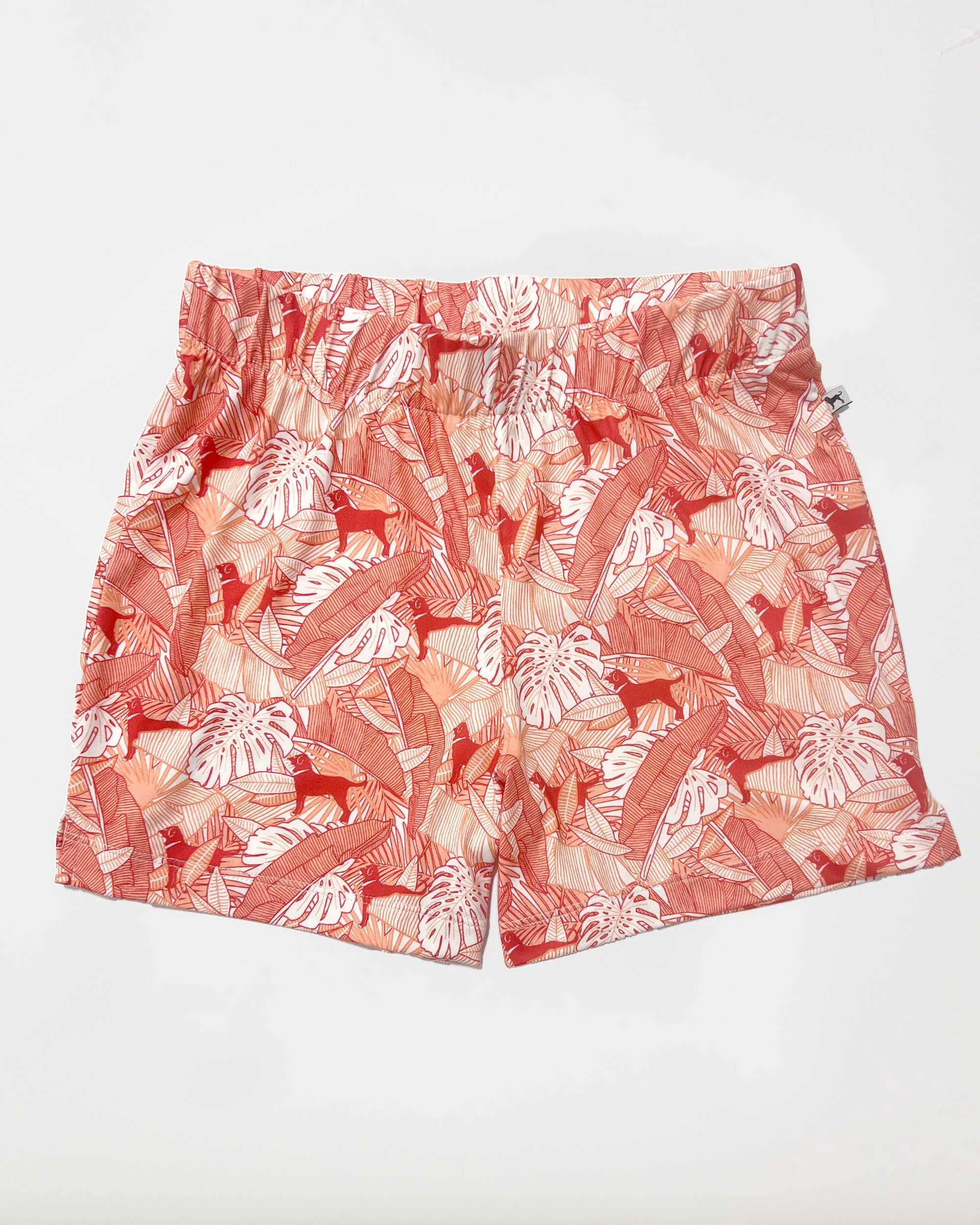 Kids Tropic Print Lounge Shorts