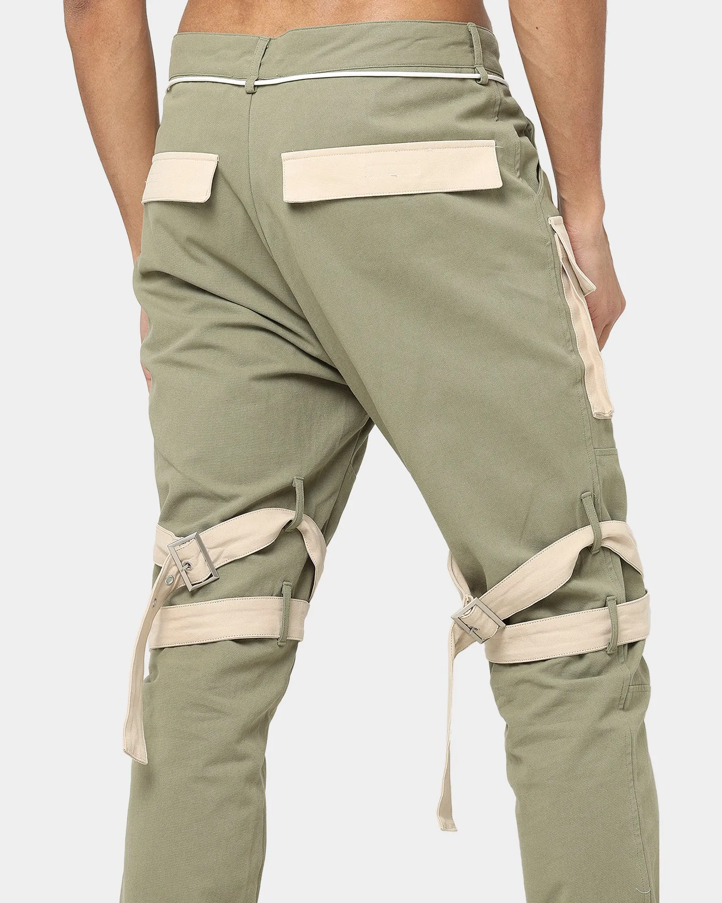 Lifted Anchors Newport Cargo Pants Olive