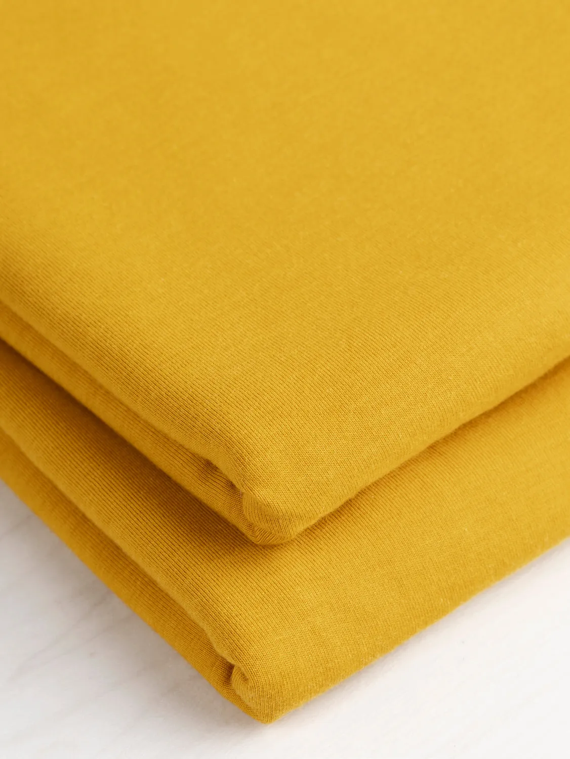 Organic Cotton   Tencel Stretch Knit Jersey - Honey