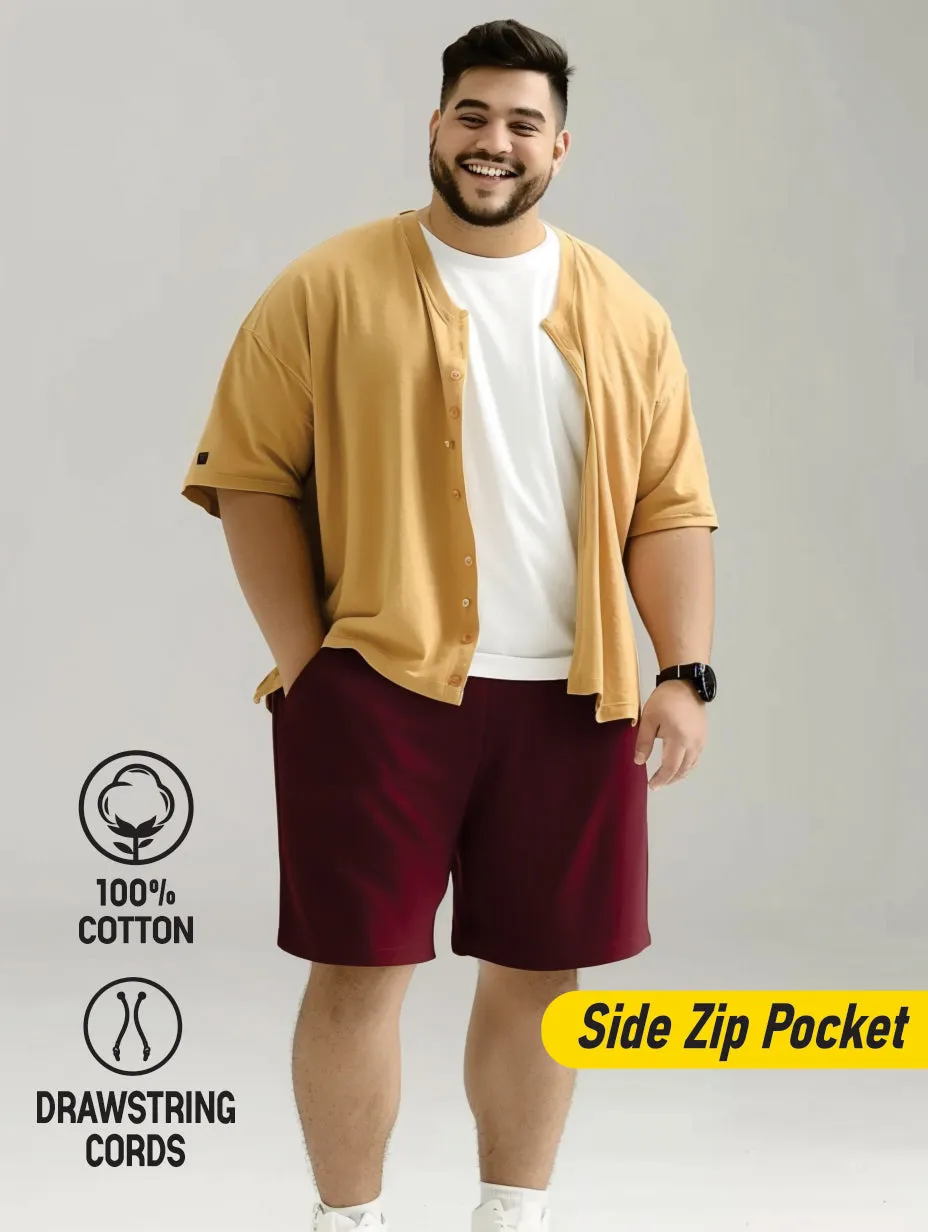 Pack of 3 cotton plus size shorts