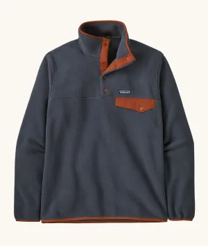 Patagonia Men's Lightweight Synchilla Snap-T Fleece - Smolder Blue