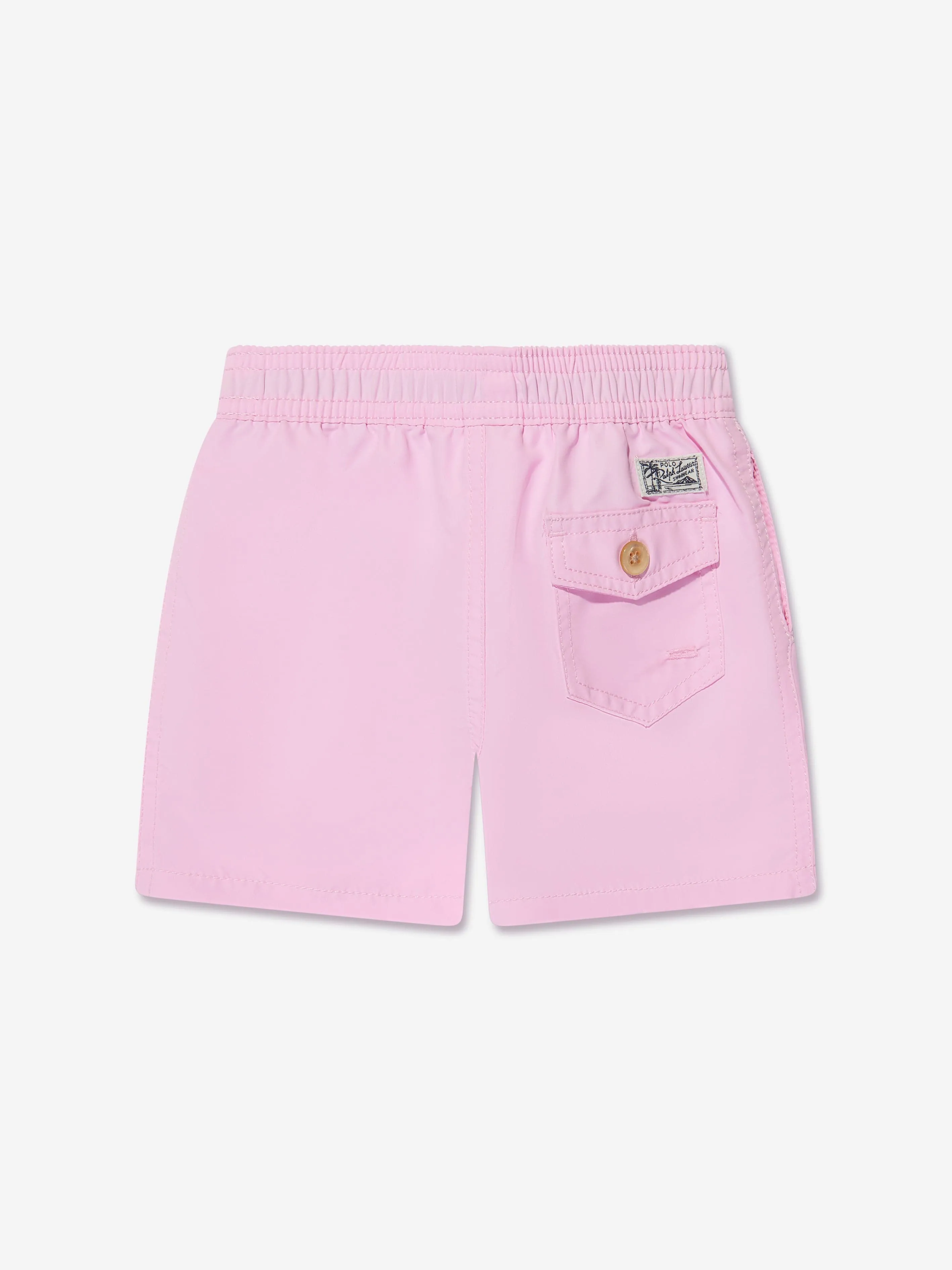 Ralph Lauren Baby Boys Logo Swim Shorts in Pink