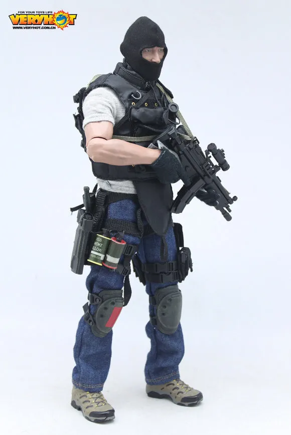 SDU 2.0 - Breacher - Black Hook & Loop Vest w/Ammo Set