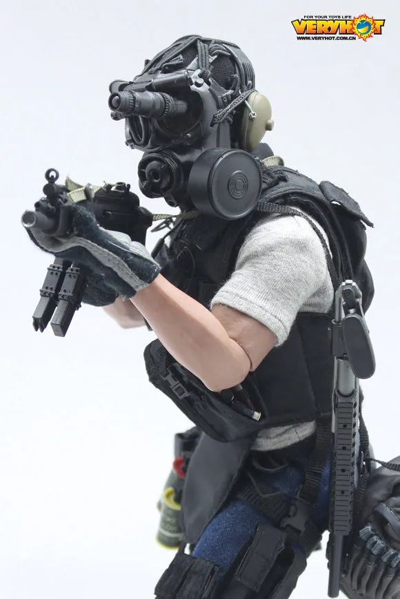 SDU 2.0 - Breacher - Black Hook & Loop Vest w/Ammo Set