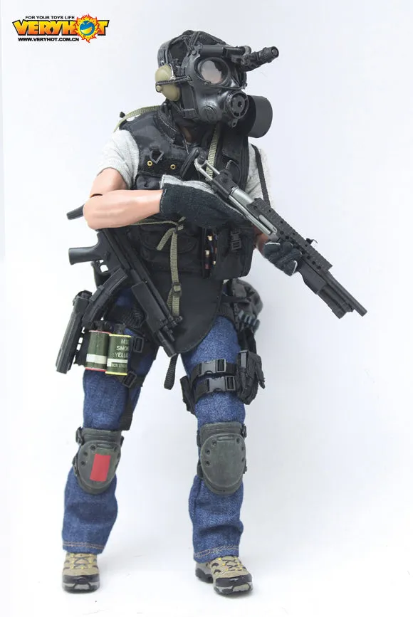 SDU 2.0 - Breacher - Black Hook & Loop Vest w/Ammo Set