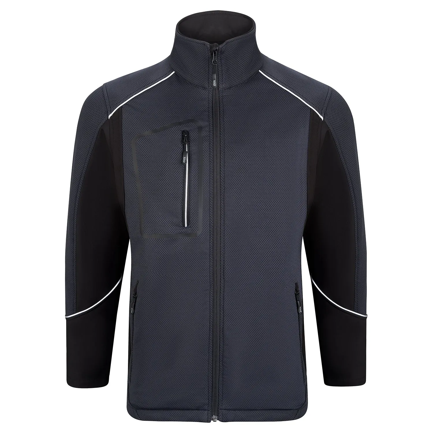 Shearwater Softshell | NV Body - BK Side - GR Print