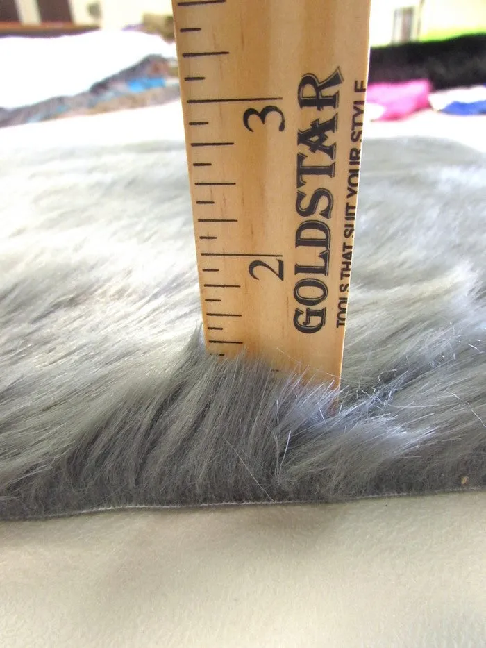 Short Shag Faux Fur Fabric / Aqua / Sold By The Yard