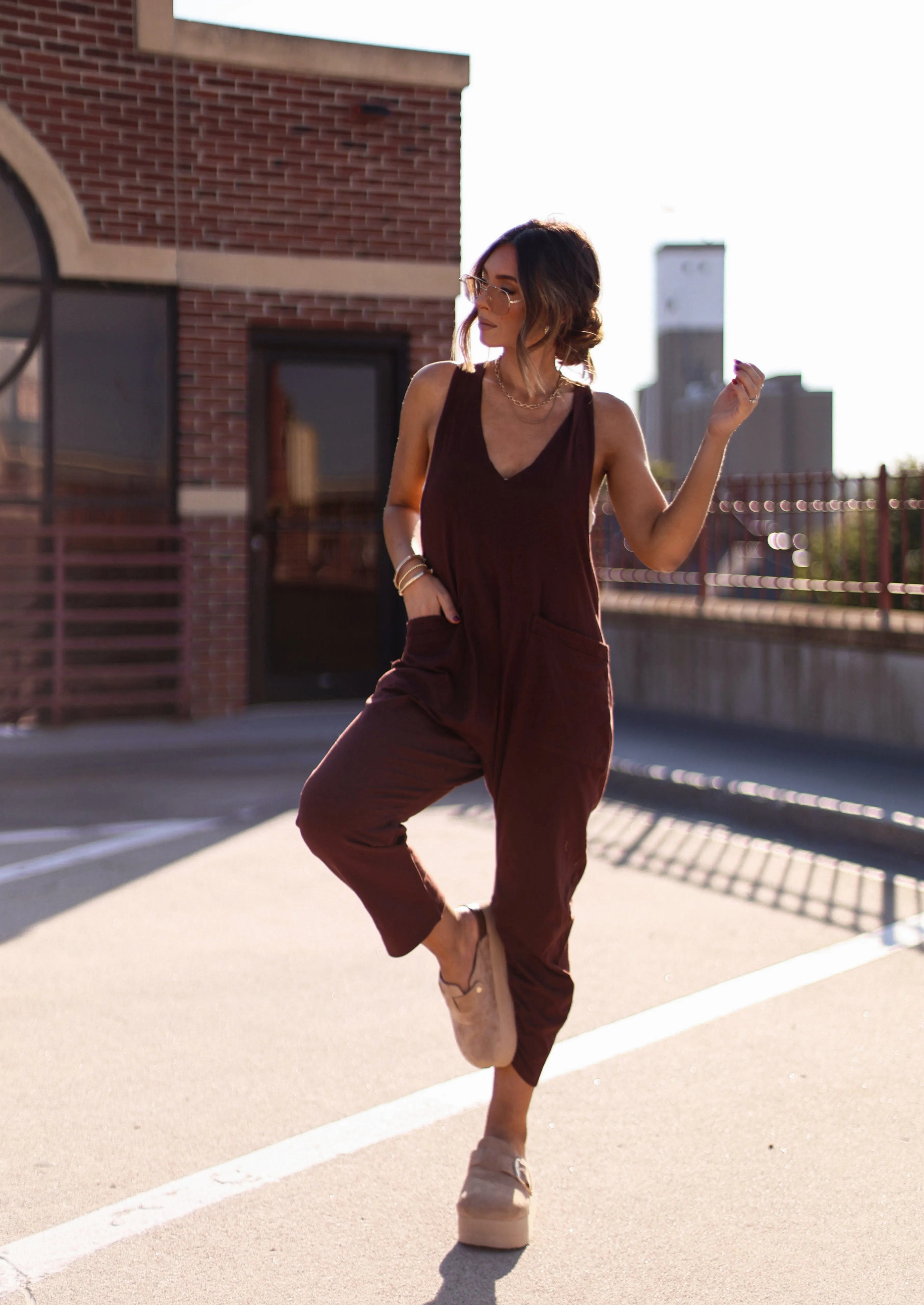 Slouchy Knit Jumpsuit