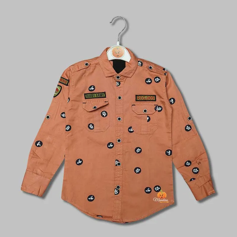 Solid Printed Shirts for Boys