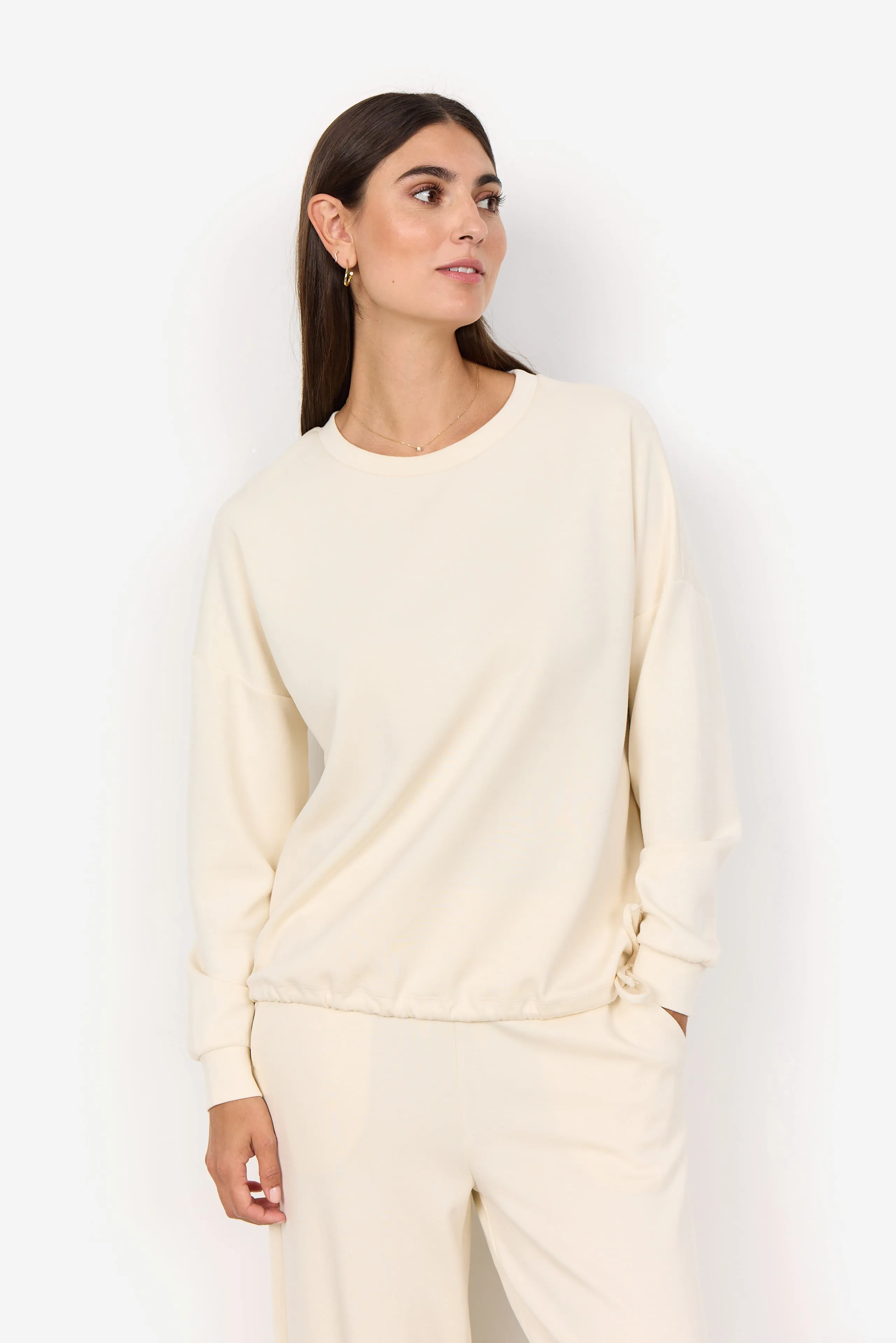 Soya Concept Banu Side Ruche Sweatshirt