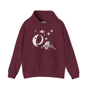 Space Station No283 SpaceArt Sci-Fi Hoodie