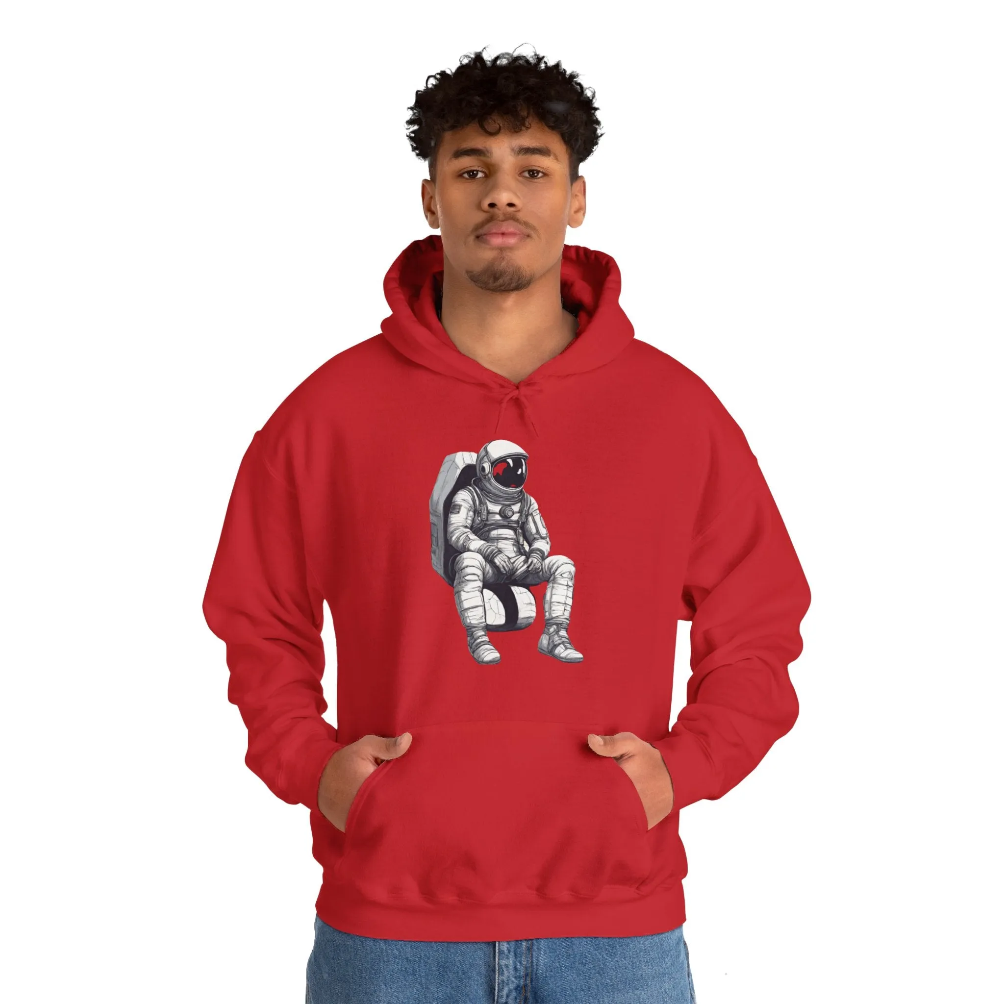 Still Waiting Astronaut Spaceart Sci-Fi Hoodie