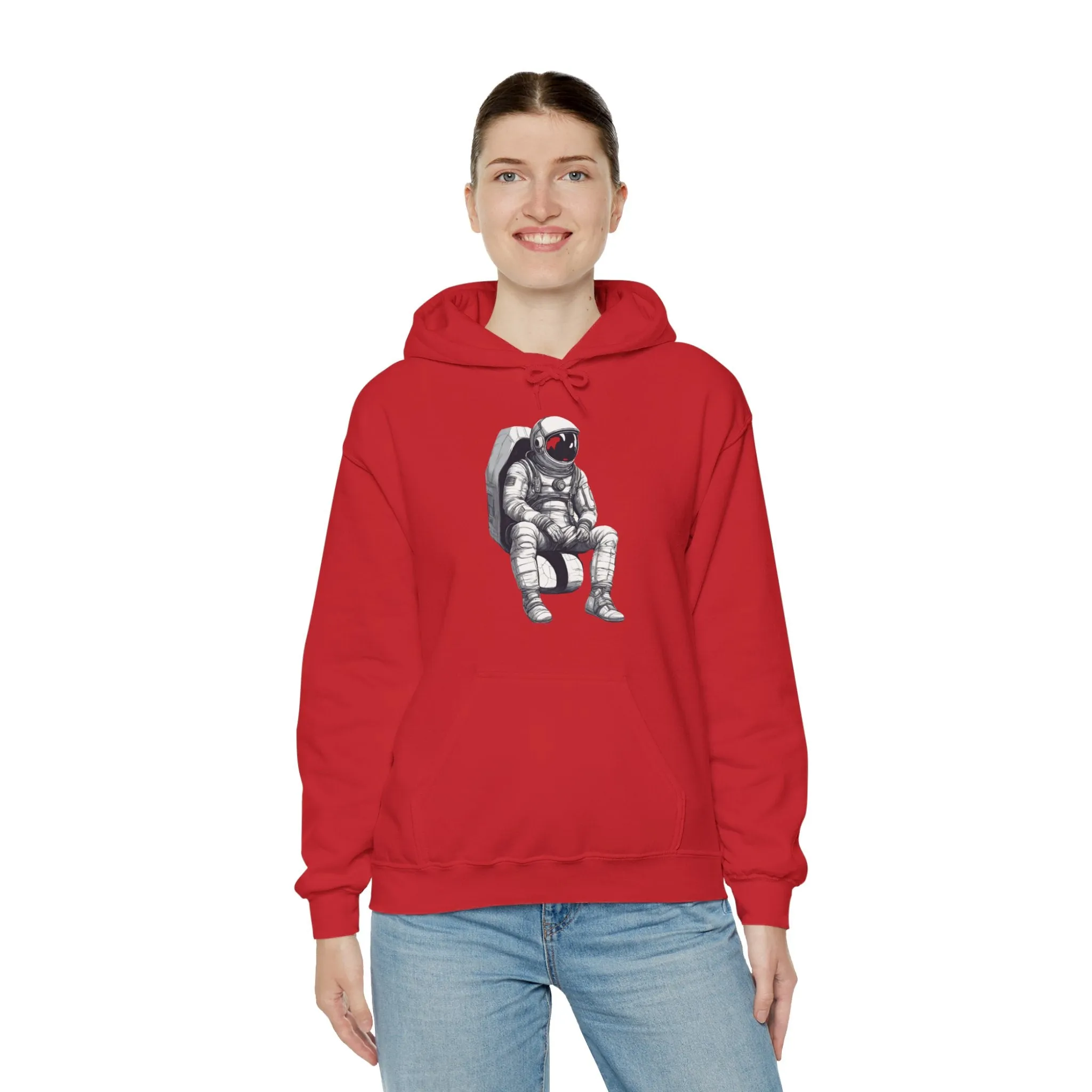 Still Waiting Astronaut Spaceart Sci-Fi Hoodie