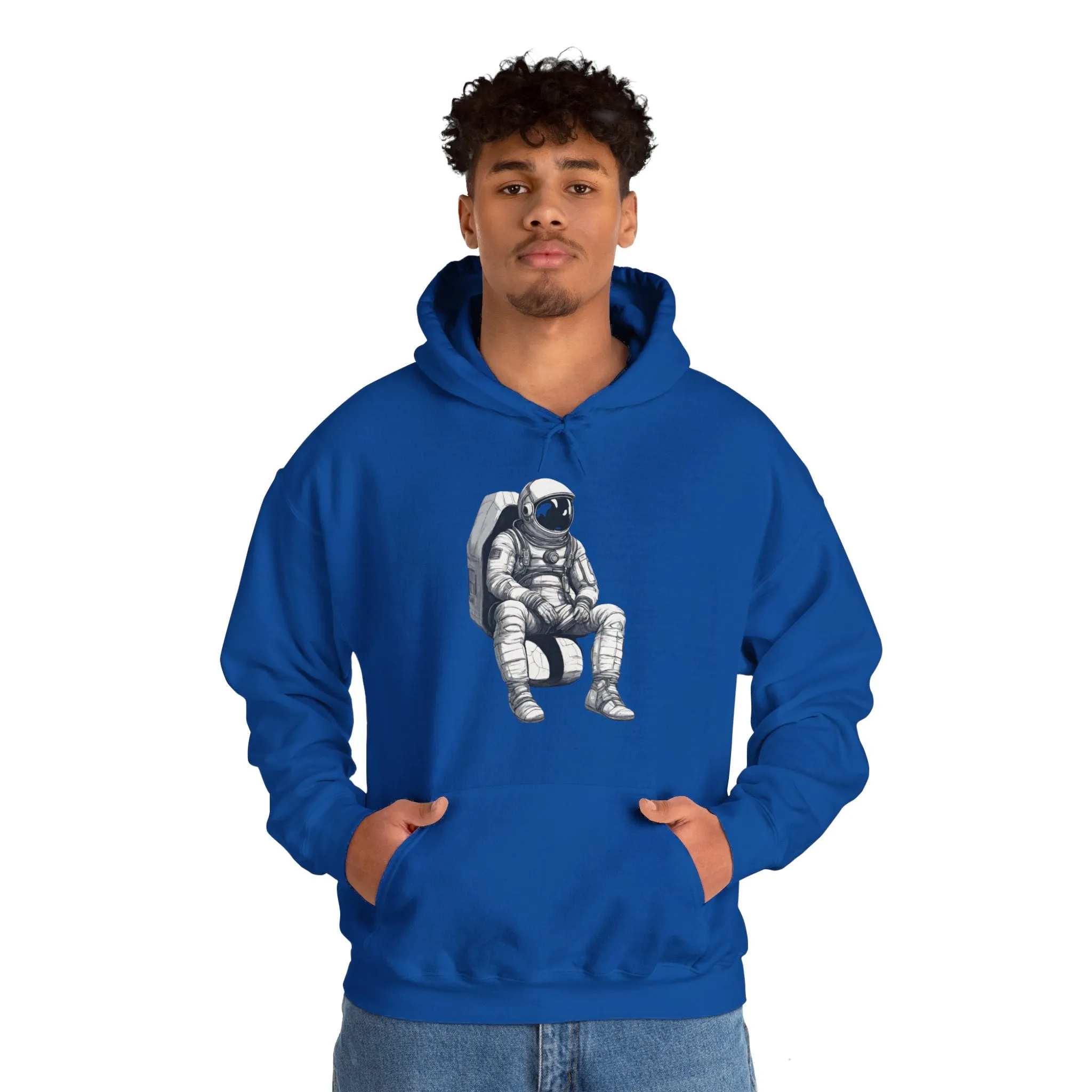 Still Waiting Astronaut Spaceart Sci-Fi Hoodie