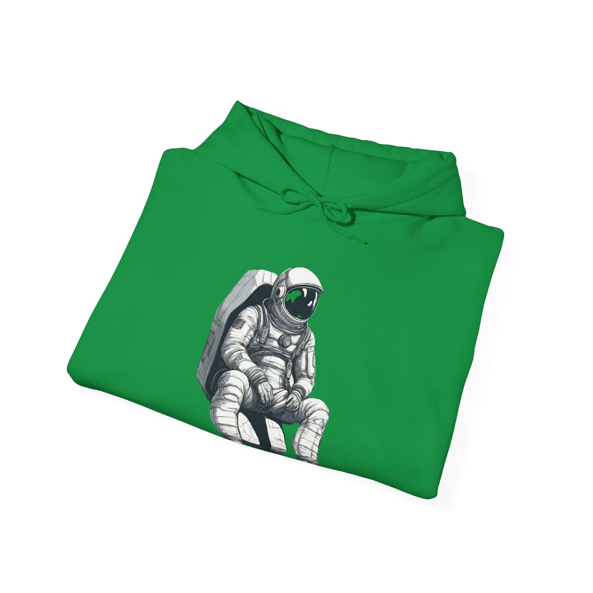 Still Waiting Astronaut Spaceart Sci-Fi Hoodie