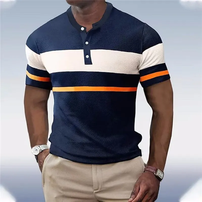 Striped Henley Shirt