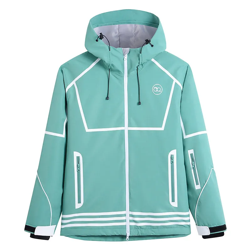 Women Winter Snowboarding Jacket Hooded Sports Coat