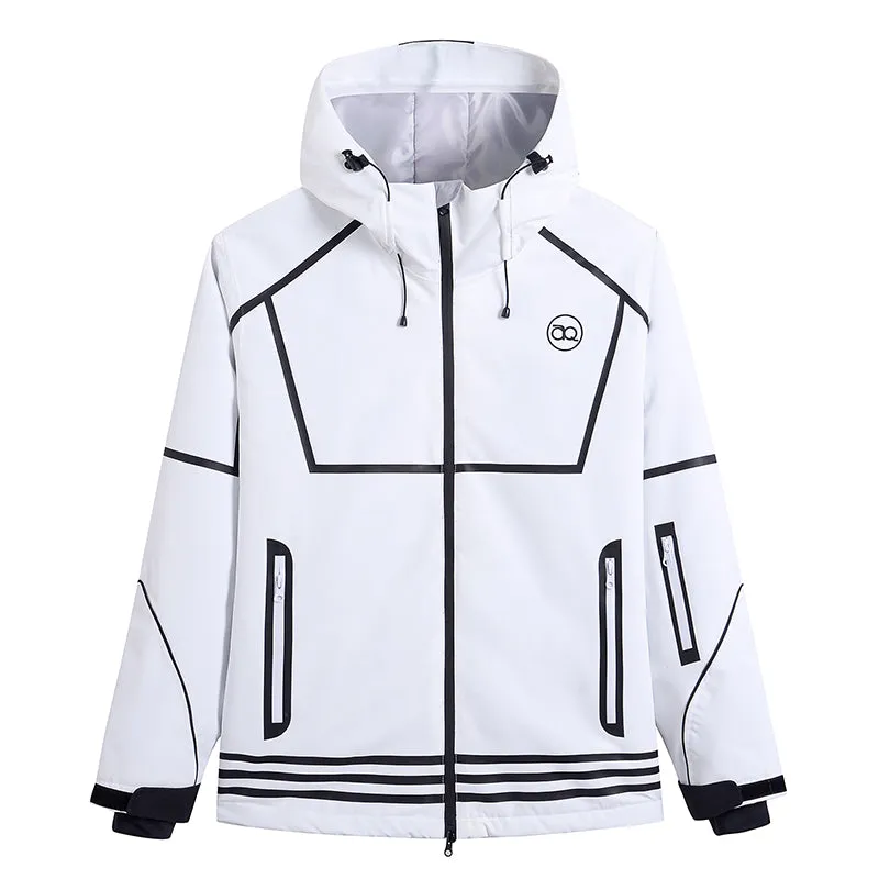 Women Winter Snowboarding Jacket Hooded Sports Coat