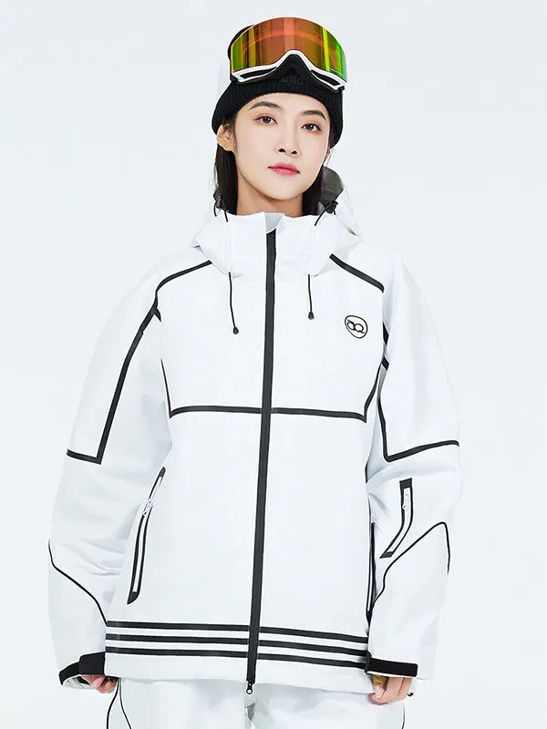 Women Winter Snowboarding Jacket Hooded Sports Coat