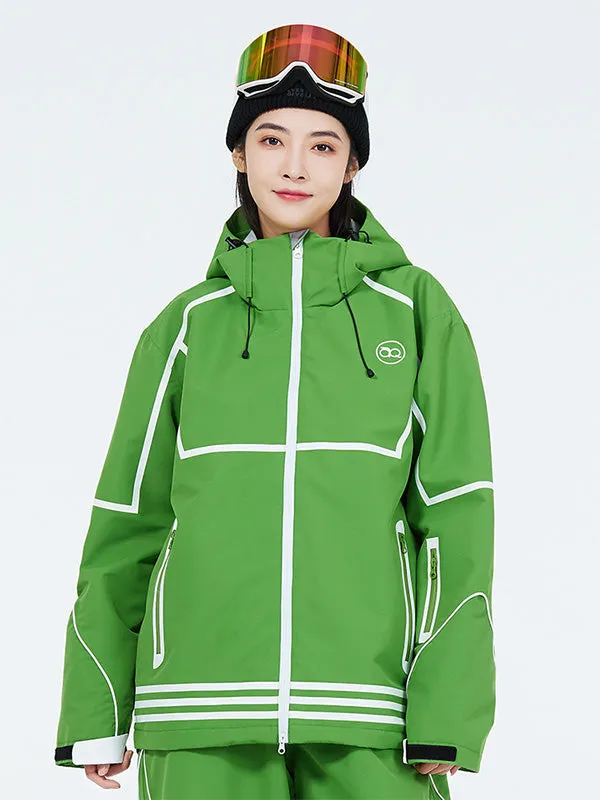 Women Winter Snowboarding Jacket Hooded Sports Coat