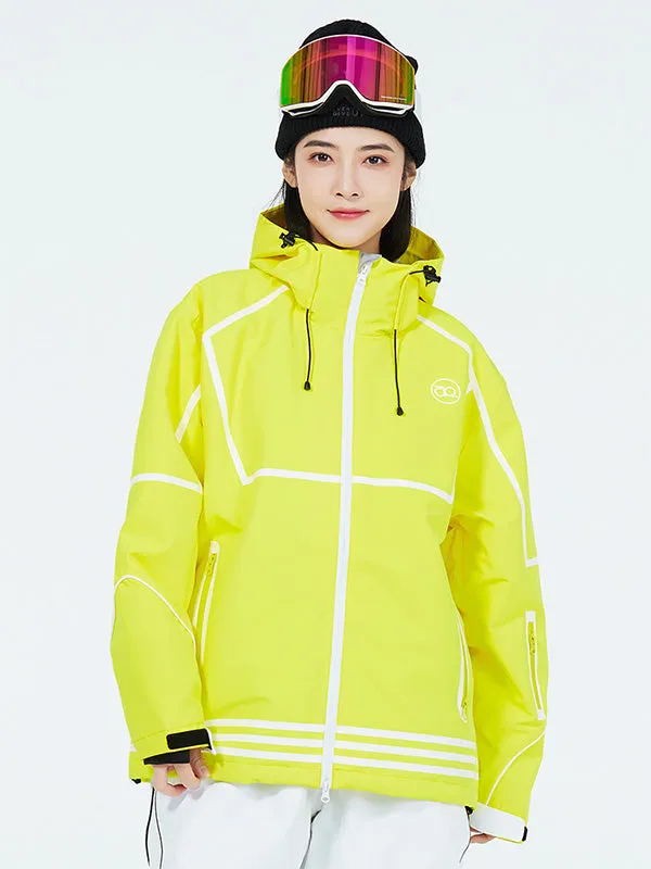 Women Winter Snowboarding Jacket Hooded Sports Coat