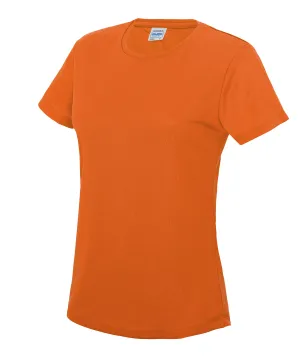 Womens cool T | Electric Orange