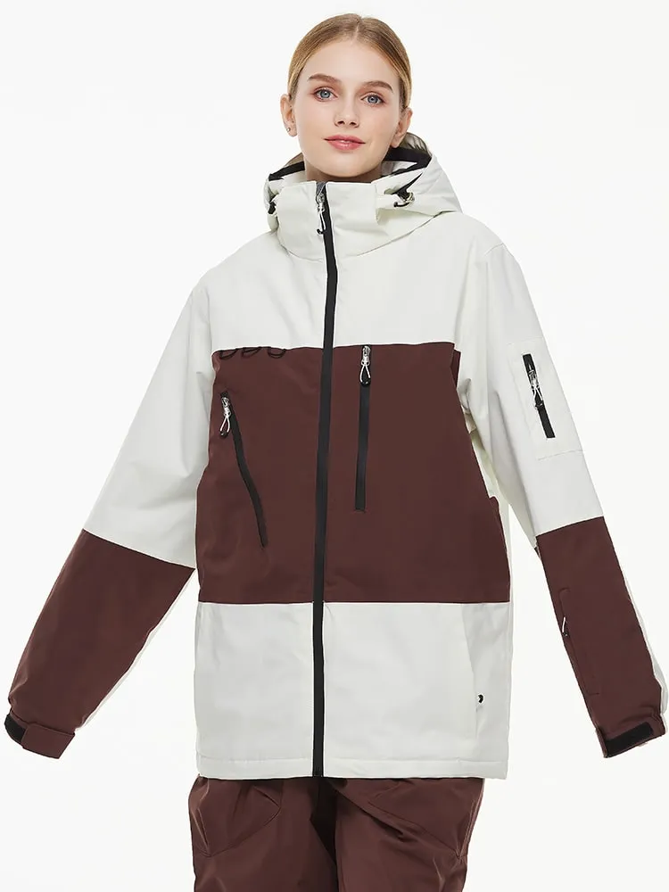 Women's Hooded Thermal Snowboarding Jacket