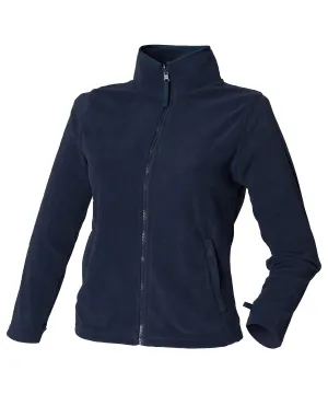 Womens microfleece jacket | Navy